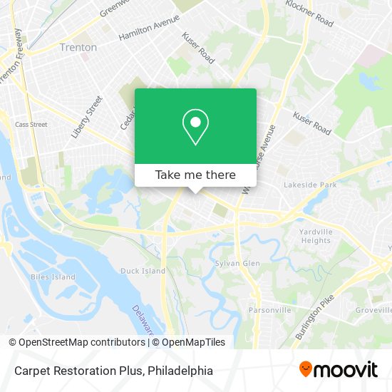 Carpet Restoration Plus map