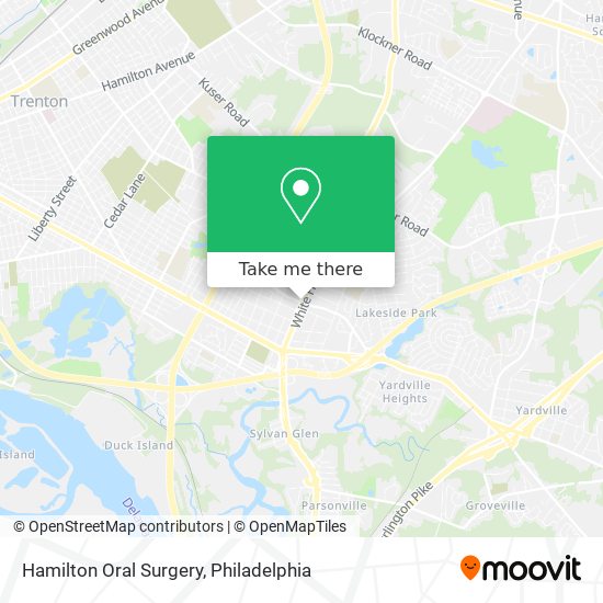 Hamilton Oral Surgery map