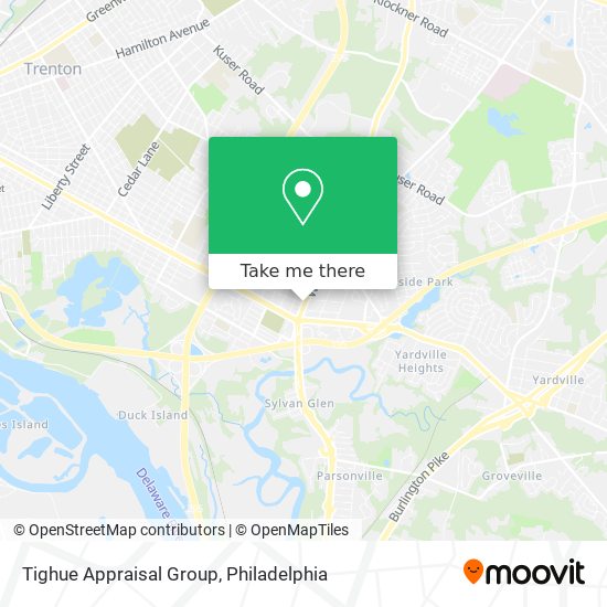 Tighue Appraisal Group map