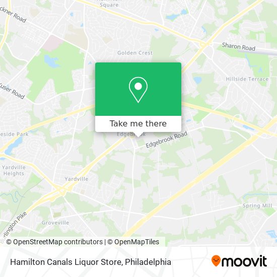 Mapa de Hamilton Canals Liquor Store