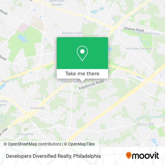 Developers Diversified Realty map