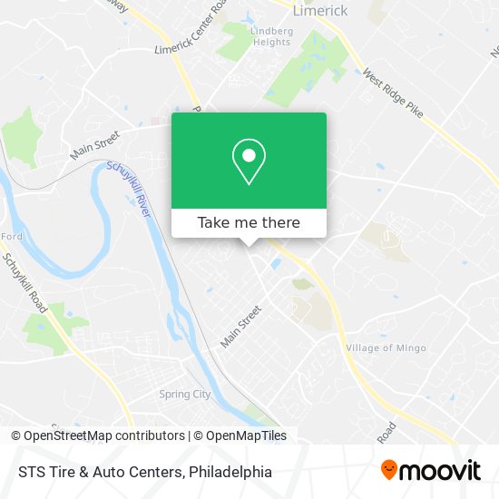 STS Tire & Auto Centers map