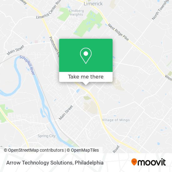 Arrow Technology Solutions map