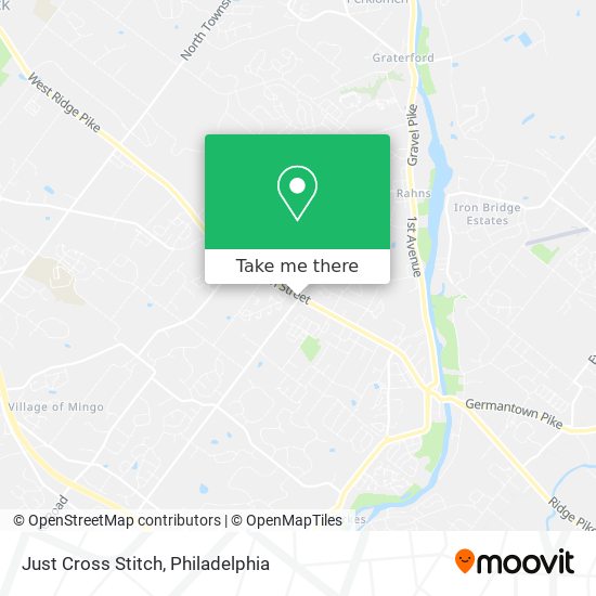 Just Cross Stitch map
