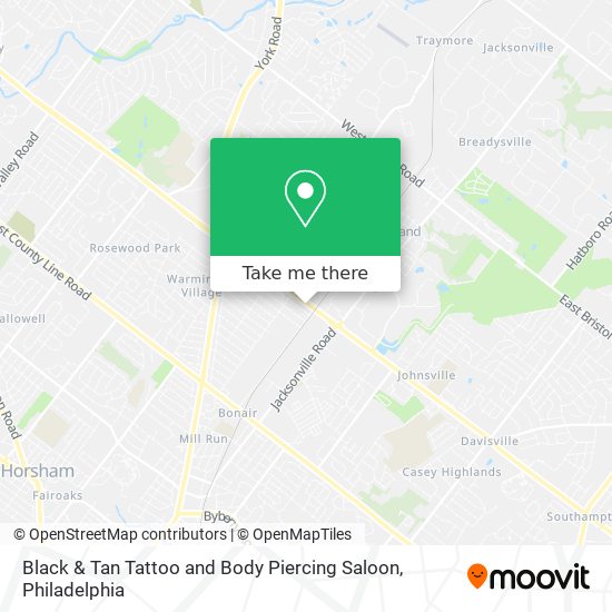 Mapa de Black & Tan Tattoo and Body Piercing Saloon