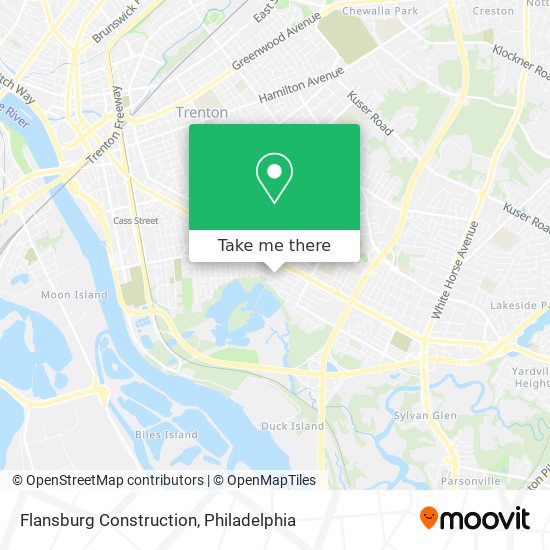 Flansburg Construction map