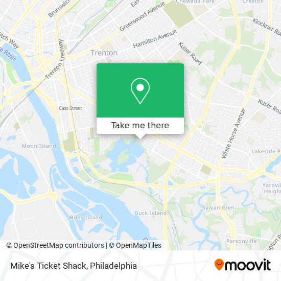 Mapa de Mike's Ticket Shack