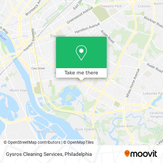 Mapa de Gysros Cleaning Services