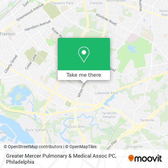 Mapa de Greater Mercer Pulmonary & Medical Assoc PC