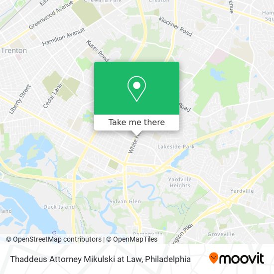 Mapa de Thaddeus Attorney Mikulski at Law