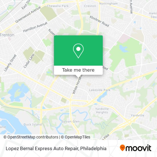 Lopez Bernal Express Auto Repair map