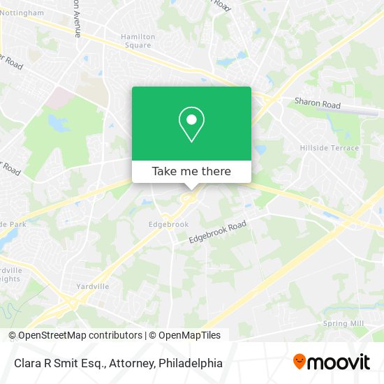 Clara R Smit Esq., Attorney map