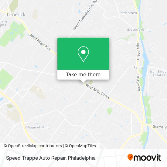 Mapa de Speed Trappe Auto Repair