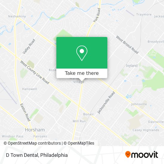 D Town Dental map