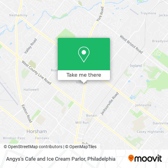 Angys's Cafe and Ice Cream Parlor map
