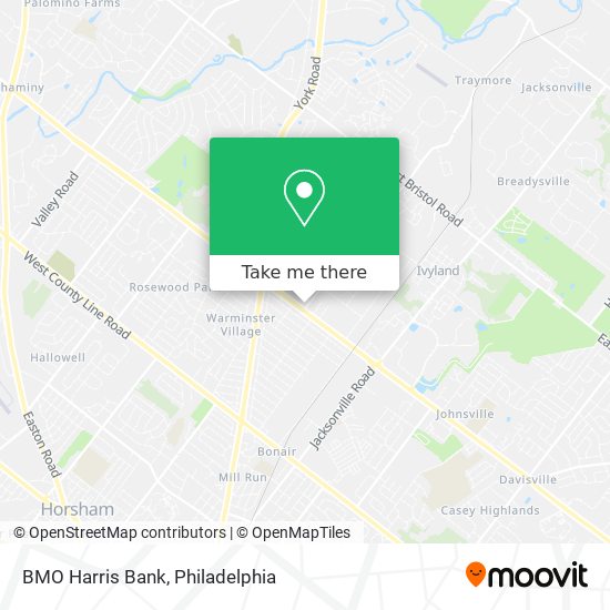 BMO Harris Bank map