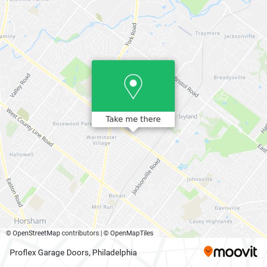 Proflex Garage Doors map