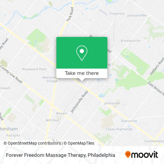 Mapa de Forever Freedom Massage Therapy