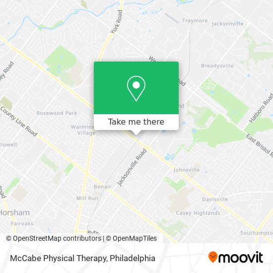 Mapa de McCabe Physical Therapy