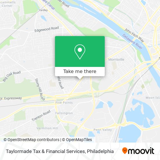Taylormade Tax & Financial Services map