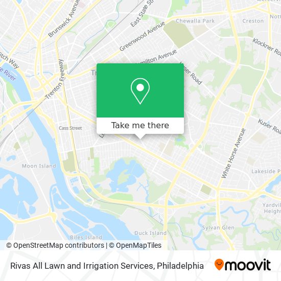 Rivas All Lawn and Irrigation Services map