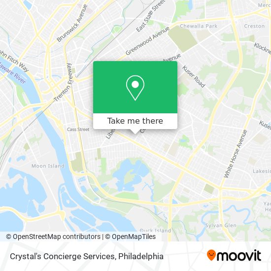 Crystal's Concierge Services map