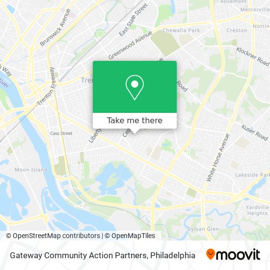 Mapa de Gateway Community Action Partners