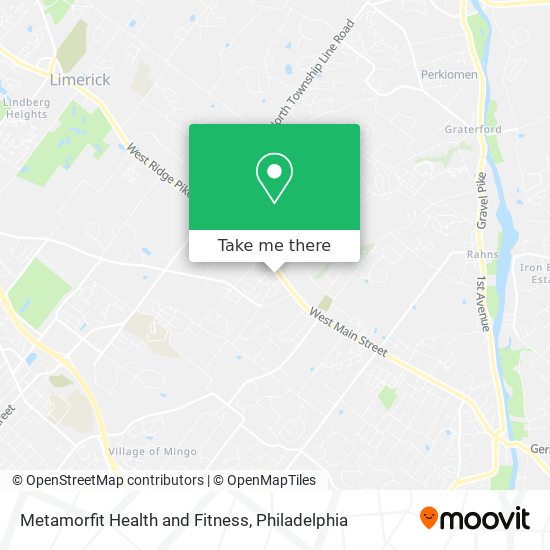 Metamorfit Health and Fitness map