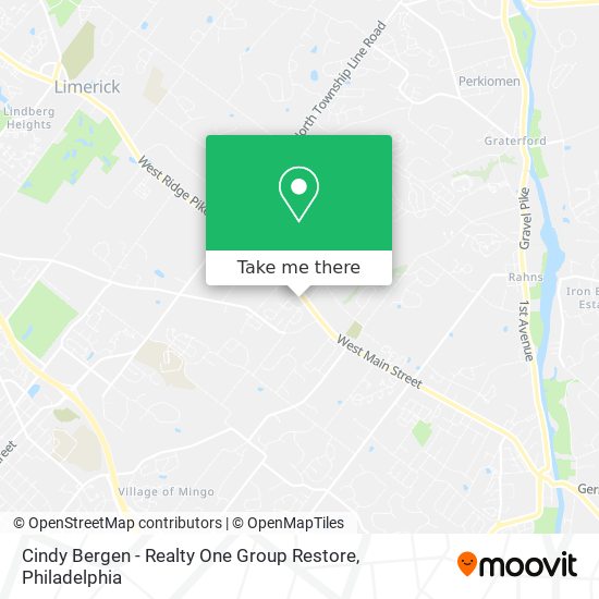 Mapa de Cindy Bergen - Realty One Group Restore