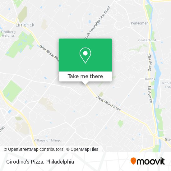 Girodino's Pizza map