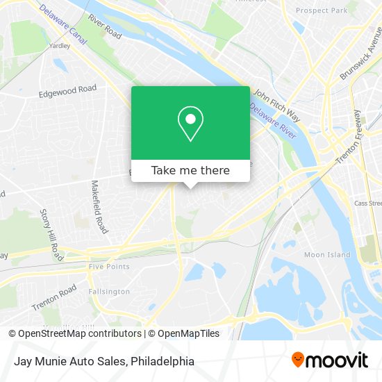 Jay Munie Auto Sales map