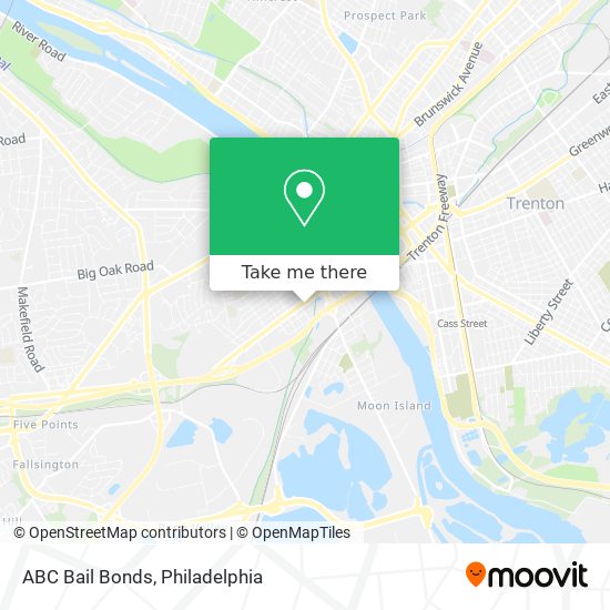 ABC Bail Bonds map