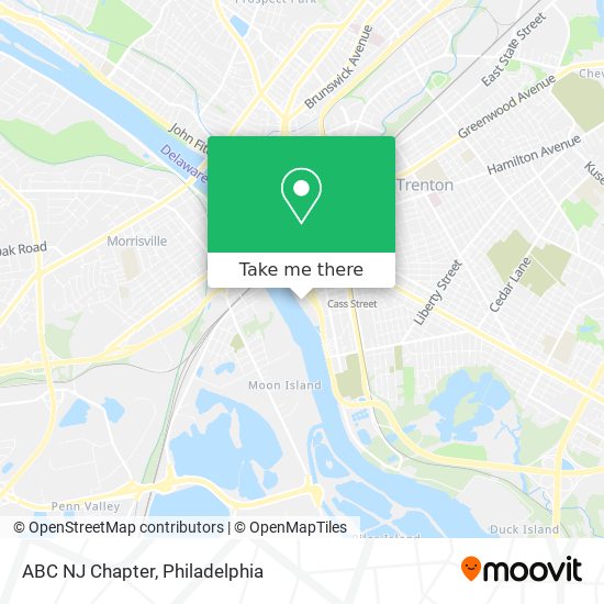 ABC NJ Chapter map