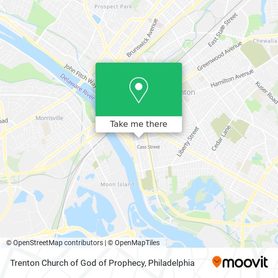 Mapa de Trenton Church of God of Prophecy