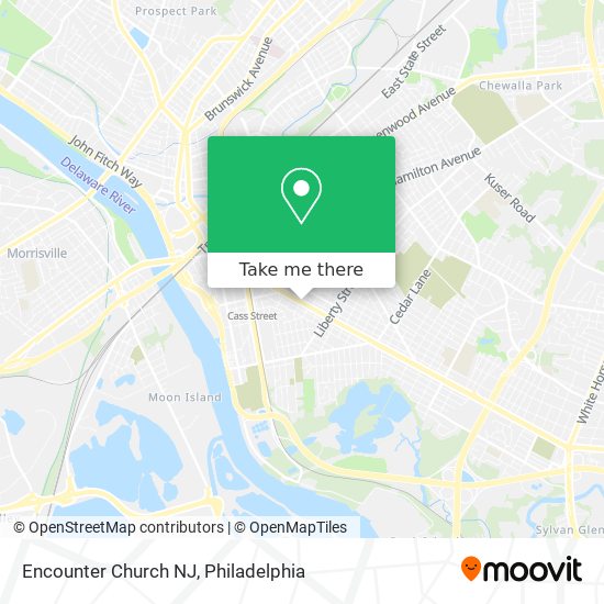 Encounter Church NJ map