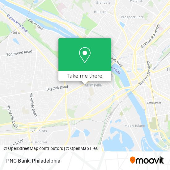 PNC Bank map