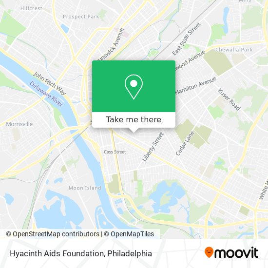 Hyacinth Aids Foundation map