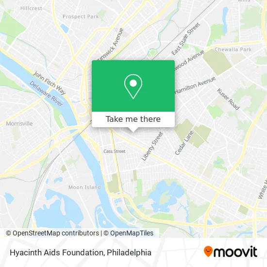Hyacinth Aids Foundation map