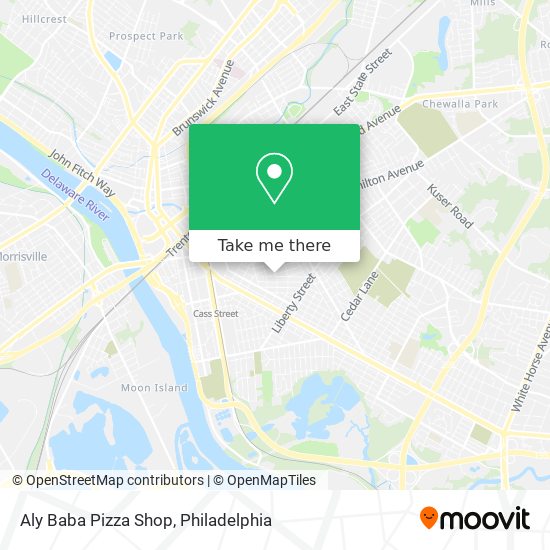 Mapa de Aly Baba Pizza Shop