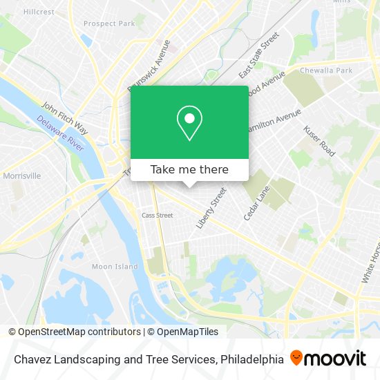 Chavez Landscaping and Tree Services map