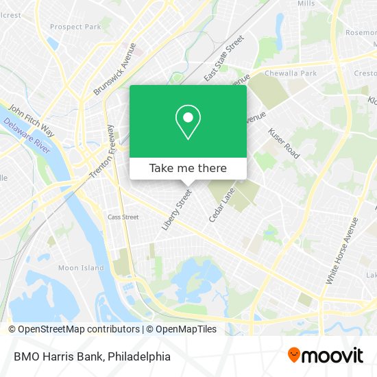 BMO Harris Bank map