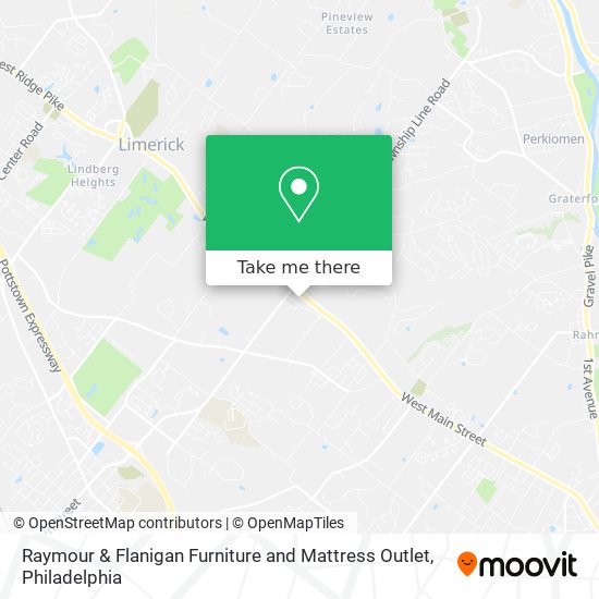 Raymour & Flanigan Furniture and Mattress Outlet map