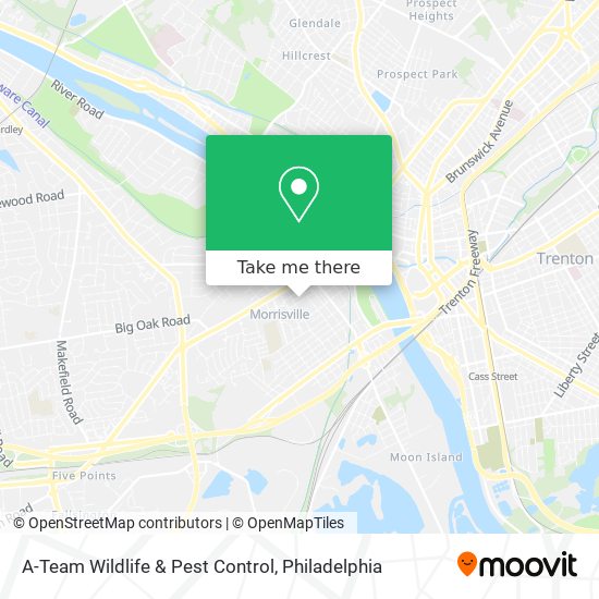 A-Team Wildlife & Pest Control map