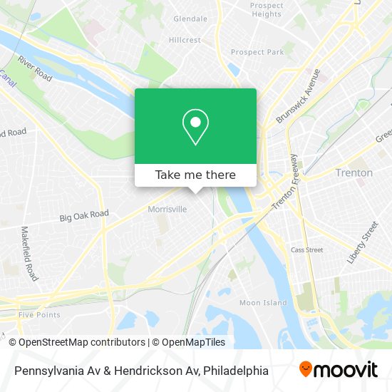 Pennsylvania Av & Hendrickson Av map