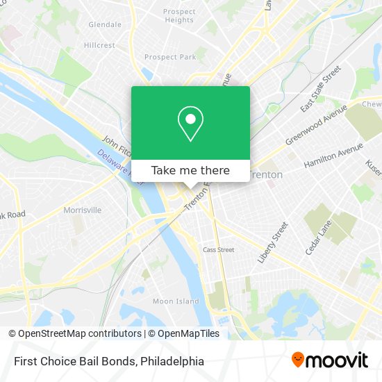 Mapa de First Choice Bail Bonds