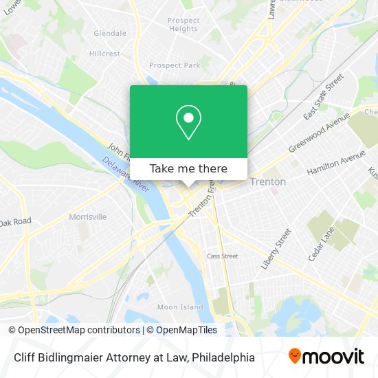 Cliff Bidlingmaier Attorney at Law map