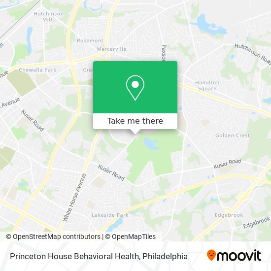 Princeton House Behavioral Health map