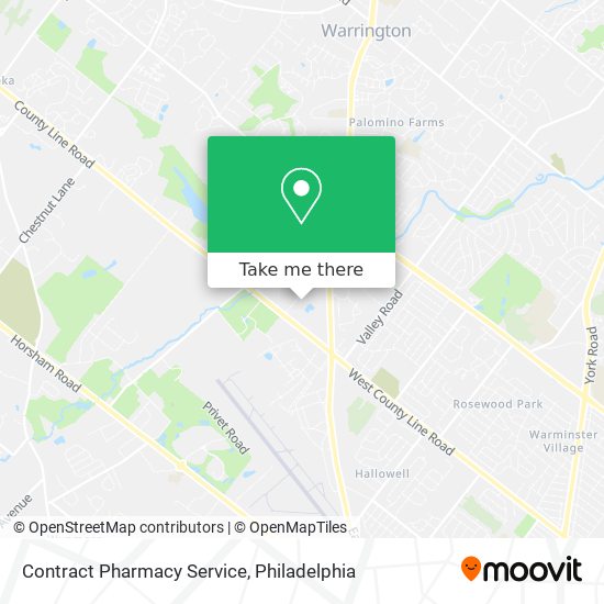 Mapa de Contract Pharmacy Service