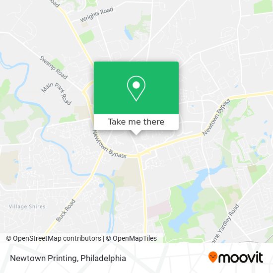 Mapa de Newtown Printing