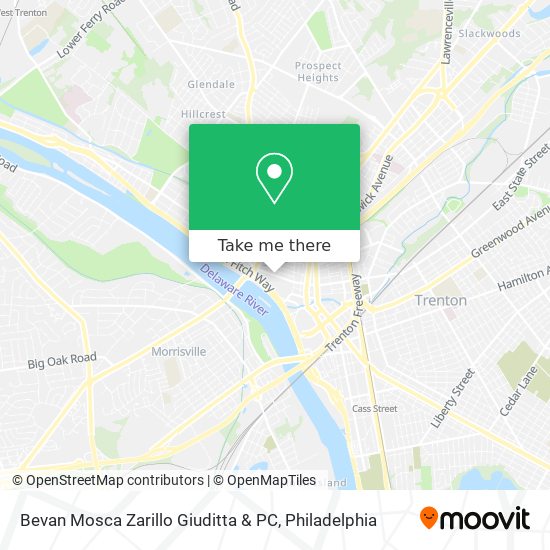 Mapa de Bevan Mosca Zarillo Giuditta & PC